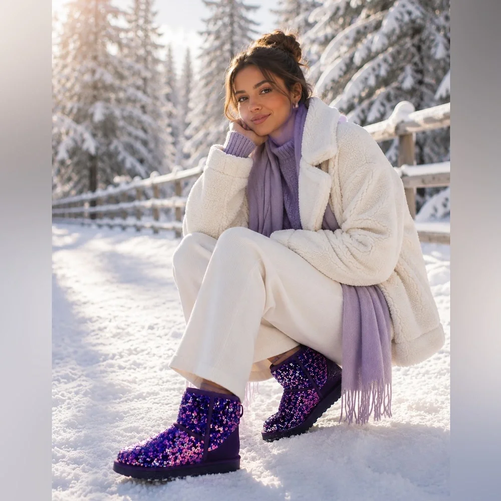 Ugg mini stellar sequin boots